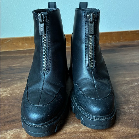 Sorel Brex Heel Zip Boots in Black (Size:7) - Picture 4 of 16